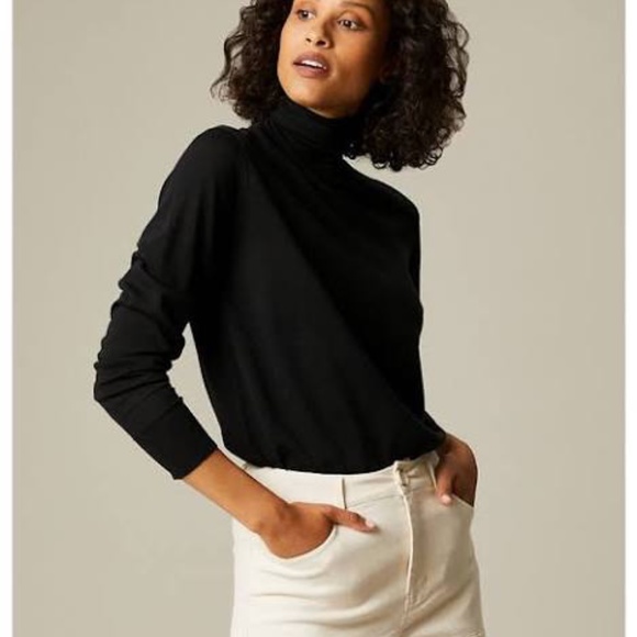 Classic Black Turtleneck Sweater - Picture 1 of 5